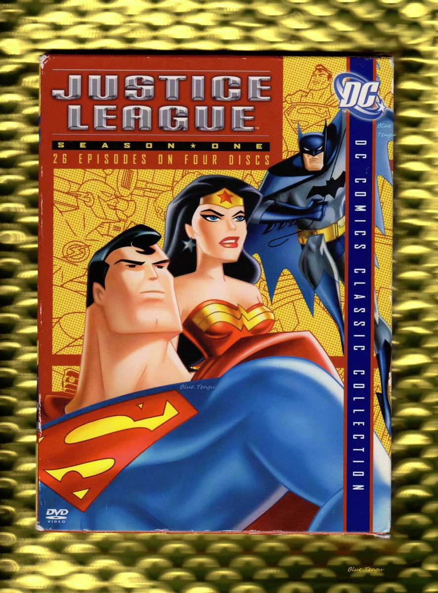 JUSTICE LEAGUE SEASON DCAU Animated TV Series JL WB DVD Box
