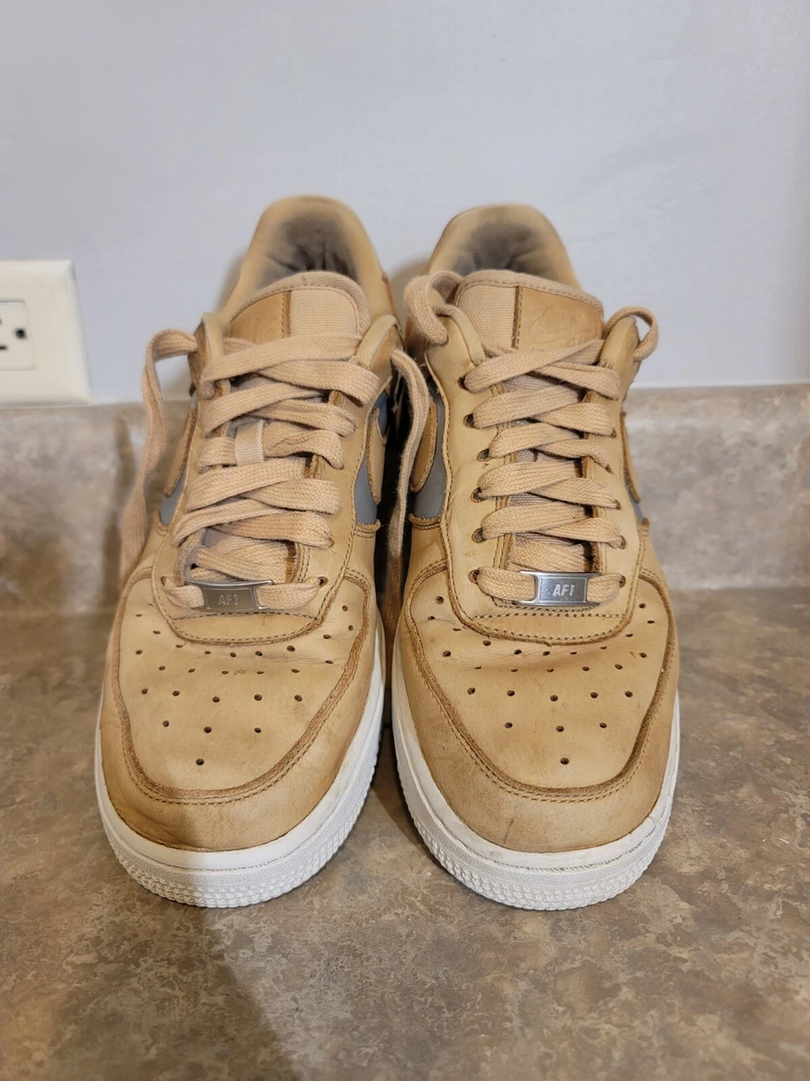 Nike Force 1 Trainers AH6827-200 Bio Beige/Silver | eBay