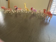 Vintage Celluloid Animals Made In Occupied Japan And USA Used