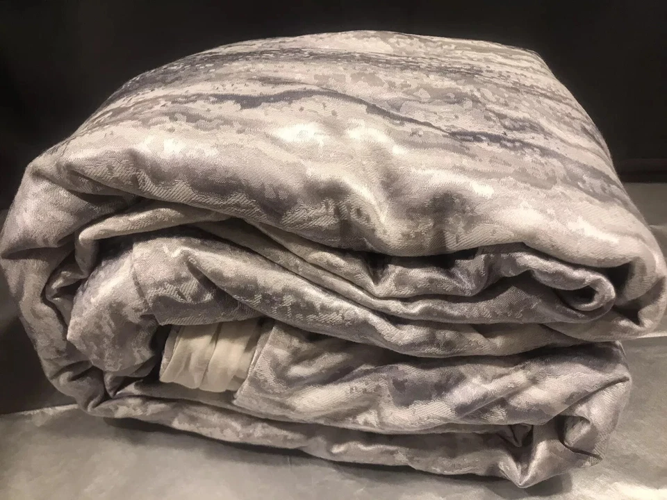 Hudson Park Collection Marble Wave Duvet Comforter Cover King Grey - Image 2 of 2