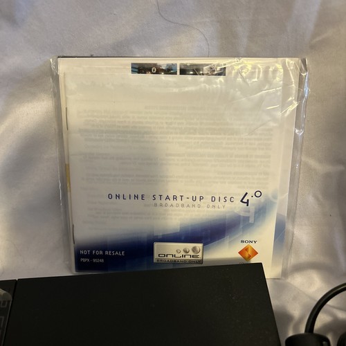 Vintage gebrauchte Sony PlayStation 2 in OVP und versiegelter Startup Disc - Bild 5 von 16
