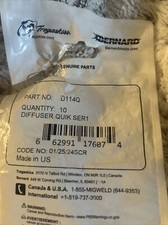 Bernard D114Q Welding Diffuser. Brand New Lot...