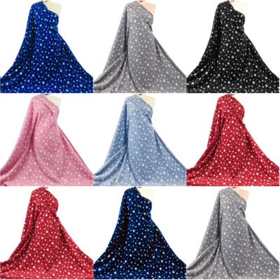 Bedruckt Fleece Stoff Premium-Qualität Polar Anti Pill Stars Weich Warm  Material