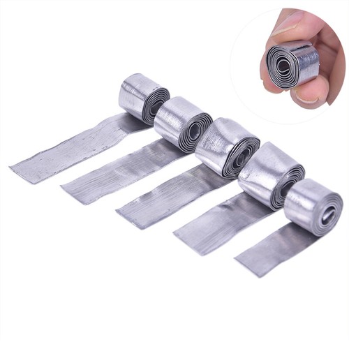2pcs Angeln Blech Streifen Angeln Blei Sinker Blechrolle Angeln Tackle Zubehör e