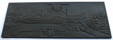 Hamburg Gussplatte Gusseisen Ofenplatte Reliefplatte Ahlmann 1562 Hansestadt 1