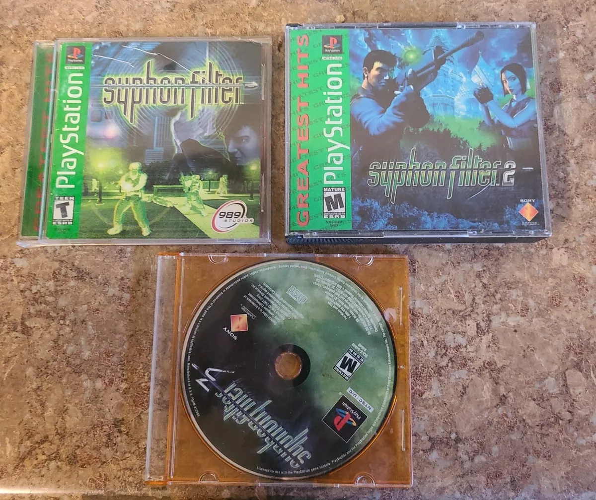 Syphon Filter Original Disc / Game for PSX / PS1 NTSC 