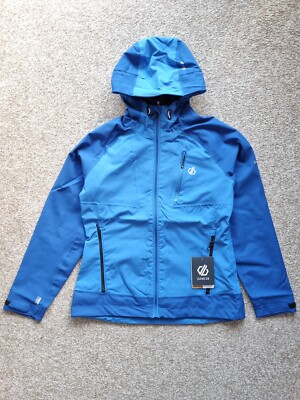 Dare 2b Womens Hooded Long Windbreaker Jacket - Blue