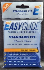 2 - Packs of 100 (200) - Shellz Easy Glide Premium Soft Sleeves, Pre-Cut Corners