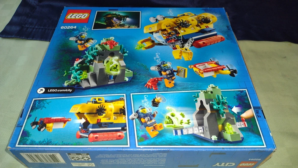 LEGO CITY Ocean Exploration Submarine 60264 New and Factory Sealed  Minifigures