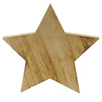 Holzstern 15Cm Breit Ca. 1,5Cm Dick Weihnachten Dekoration Unbehandelt Stern #02