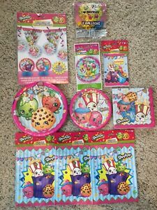 New Shopkins Birthday Party Supplies Tableware & Balloons Decorations