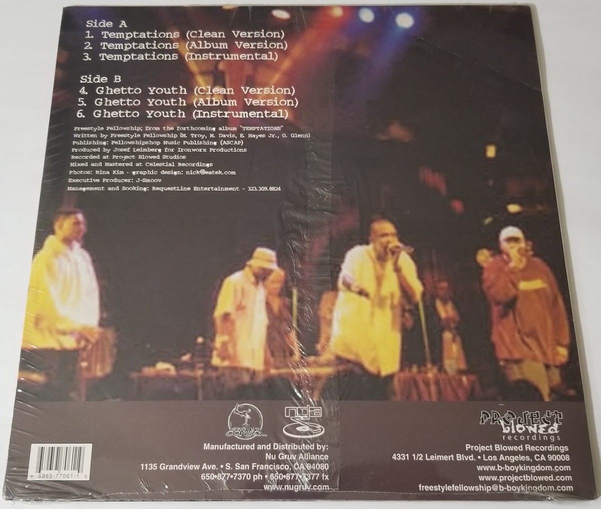 FREESTYLE FELLOWSHIP SEALED 2002 TEMPTATION 12