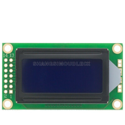 0802 Blue LCD 8x2 Character LCD Display Module 5V LCM For Arduino Raspberry