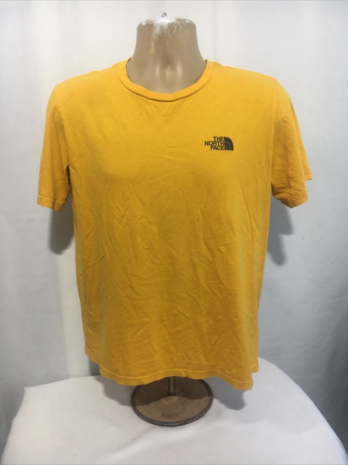 The North Face Shirt Youth Sz XL 18-20 Yellow  Outdoor Graphic Short Sleeve Boys - Image 2 of 4