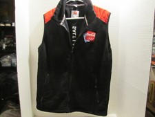 2002 COCA COLA SALT LAKE CITY OLYMPICS BLACK W/RED VEST UNISEX SZ S USED CLEAN