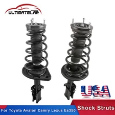 Set 2 Rear Complete Shock Absorbers For 07-11 Toyota Avalon Camry Lexus Es350