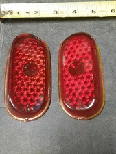 1940 Vintage K-d Triflex Chevrolet Right An Left Tail Light Lens Model No A 278 1940 Vintage K-d Triflex Chevrolet Right An Left Tail Light Lens Model No A 278