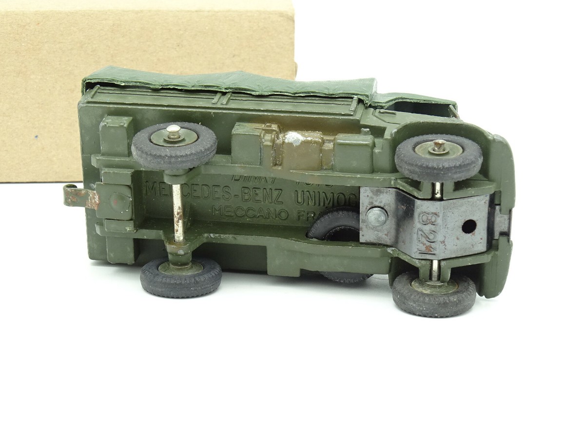 DINKY TOYS 821 Camionnette militaire UNIMOG MERCEDES ancienne dans sa boîte EUR 15,00 - PicClick IT