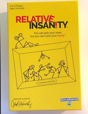 Relative Insanity - Hilarious Party Game - From Comedian Jeff Foxworthy -Age 14+