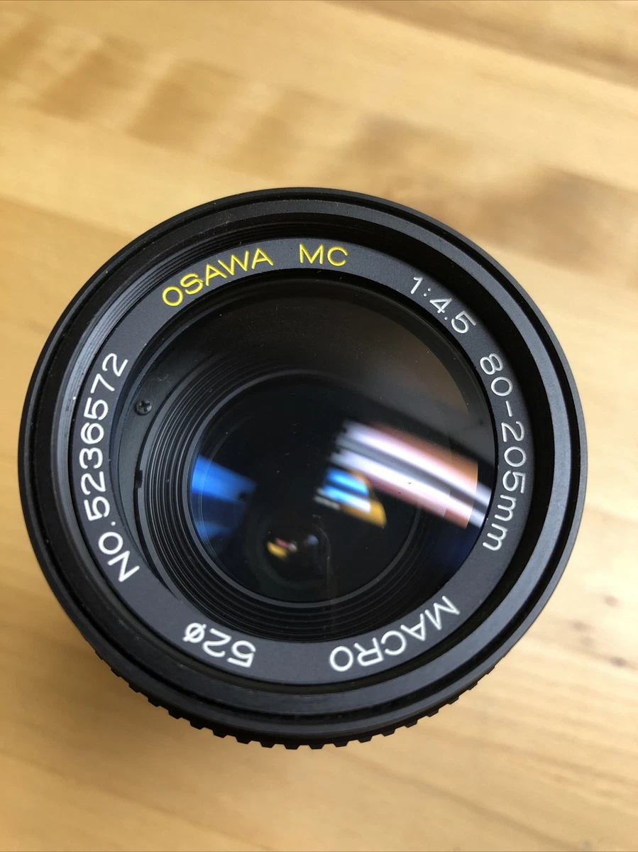 VINTAGE OSAWA MC 1:4.5 80-205MM MACRO CAMERA LENS | eBay