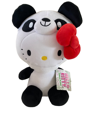 Hello Kitty Plush Toy Panda Bear Character Large 13 inch by Sanrio