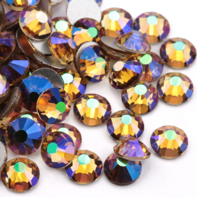 Sunlight purple Crystal Nail Art Rhinestones Non Hotfix Flatback Strass Stones