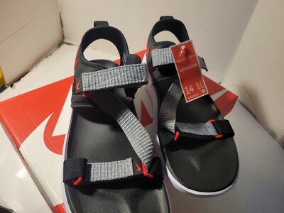 NIKE Vista Strap Sandals Slides DJ6606-002 White Black Red  display picture 1