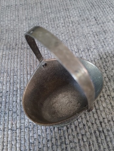 Small Pewter/Silver Tone Basket Made In Japan - Picture 3 of 5