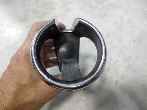 06-10 OEM BMW E63 E64 M6 Center Console Cup Holder Cupholder CHROME PERFECT - Picture 4 of 12