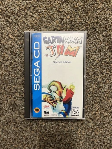 Earthworm Jim Special Edition Sega CD Complete CIB W/ Manual Tested Working