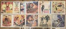 joli lot de 10 tickets cinema différents