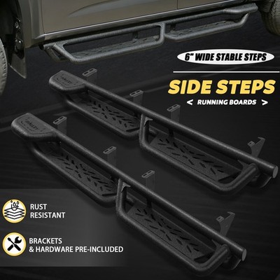 Drop Side Steps Nerf Bar 07-21 Toyota Tundra Crew Max Running Boards