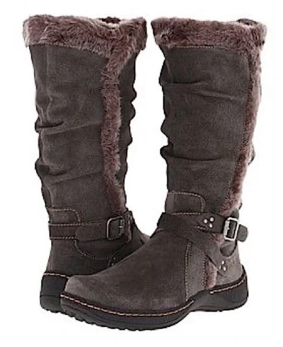Bare Traps Emalyn Leather Upper Faux Fur Brown Zip Up Boots Women’s Size 6.5M - Bild 3 von 13