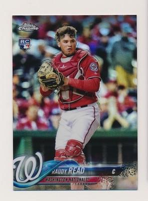 RAUDY READ   2018 Topps Chrome Refractor #120 Washington Nationals RC