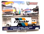 Hot Wheels GReddy Team Transport NISSAN LAUREL 2000 SGX SAKURA SPRINTER Set #2