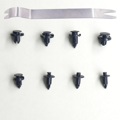 160 Pcs Mixed Fender Clips Body Rivets Push Pin Fairing M6 M7 M8 Retainer Fasten