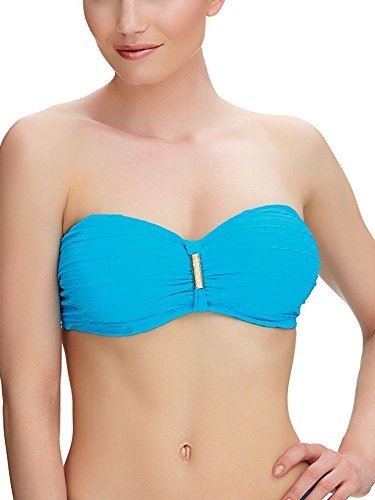 Fantasie San Sebastian Underwire Gathered Bandeau Bikini Azure (FS6281) 32F
