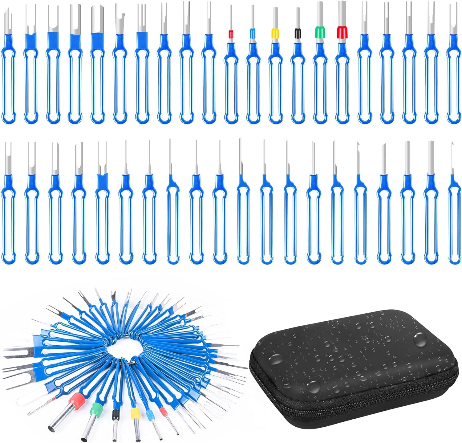 Terminal Removal Tool Kit 41 Pcs Depinning Tool Electrical Connector Pin Removal