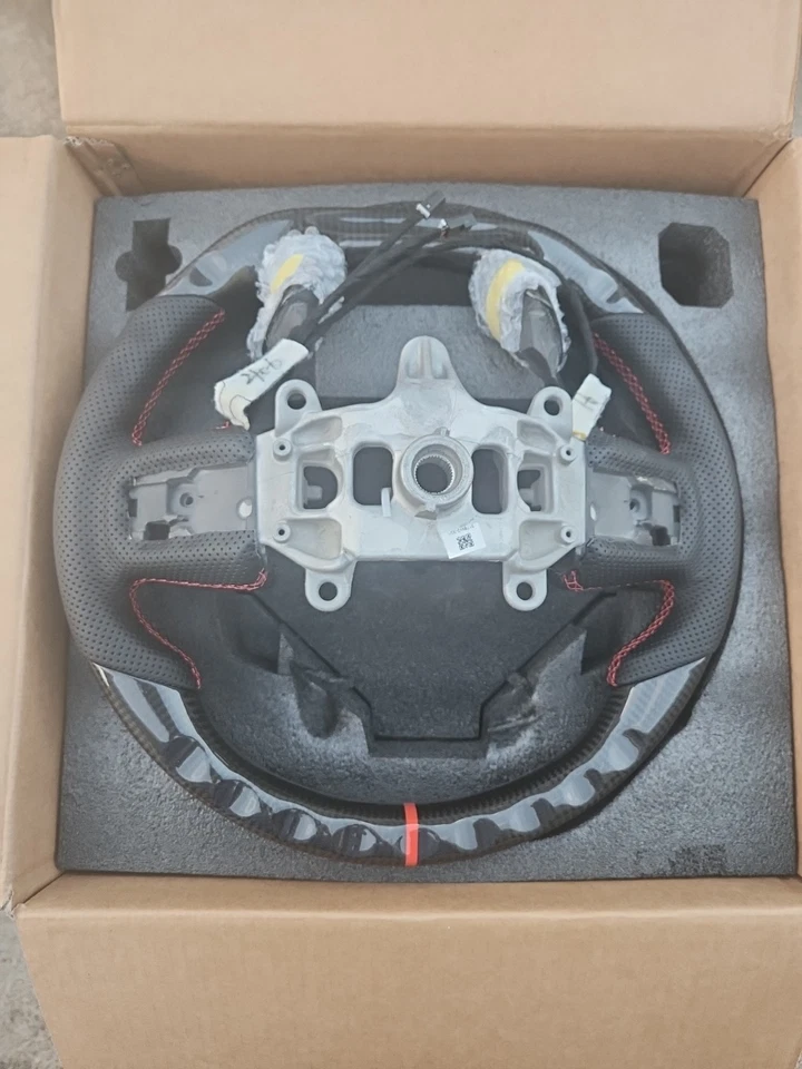 Dodge Ram 1500 Carbon Fiber Steering Wheel (2018-2024) - Image 3 of 4