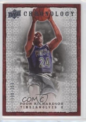 2007-08 Upper Deck Chronology 80/250 Pooh Richardson #79 b4y