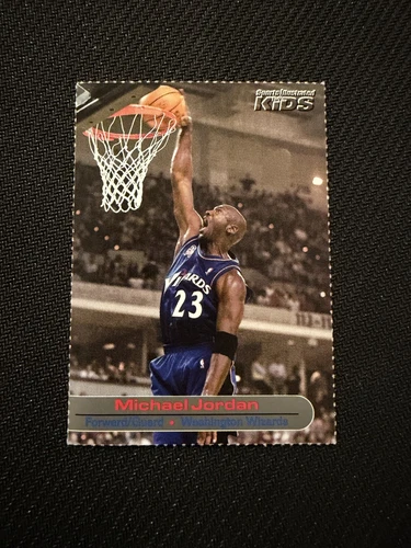 2002 Sports Illustrated For Kids Michael Jordan Wizards Card #149