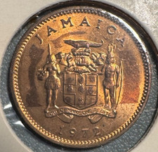 1972 Jamaica 1 Cent Coin - Excellent Condition
