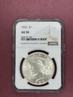1923 90% Silver Peace Dollar NGC AU58