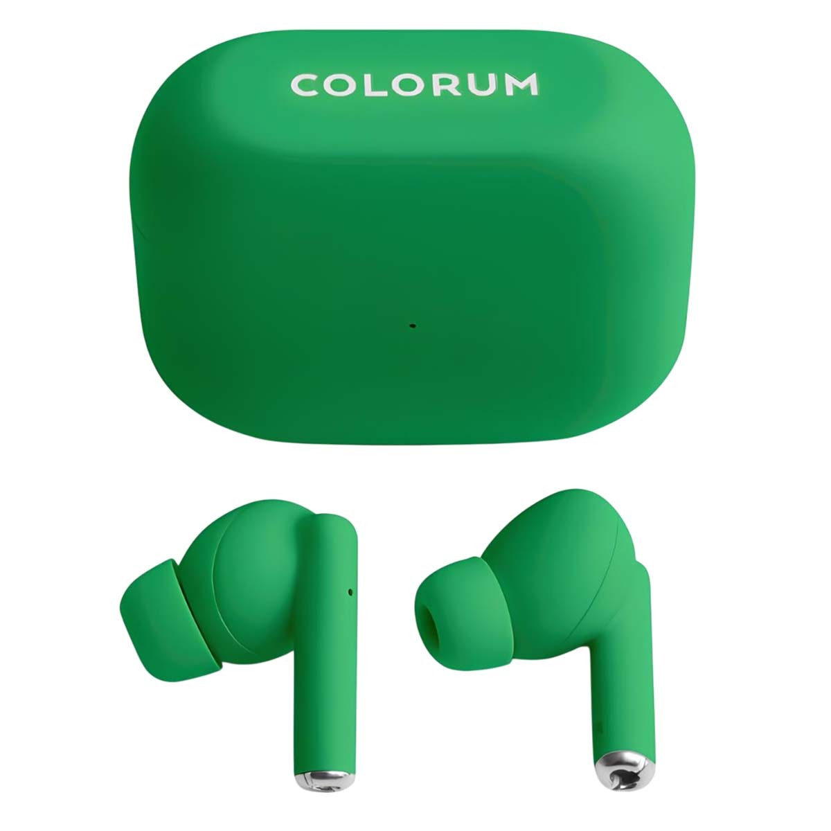 Écouteurs True Wireless Forever Colorum vert oreillettes Bluetooth 5.3 micro intégré