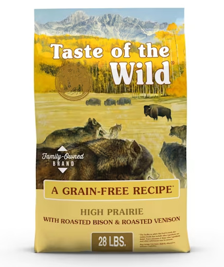 Taste of the Wild High Prairie Grain Free Dry Dog Food Bison Venison