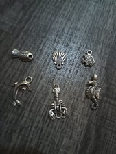 Beach Themed Charms Jewelry Making Necklace Brackets Crafting SUPPORTS CHARITY