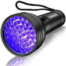 Vansky UV Flashlight Black Light, 51 LED Blacklight Pet Urine Detector for Do...