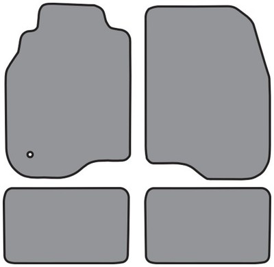 For 2004-2007 Malibu Maxx LS 5DR Floor Mat 4pc (FM340 FM340R) 801 Black Cutpile