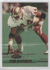 1993 Topps Stadium Club Tom Rathman #370 18d9