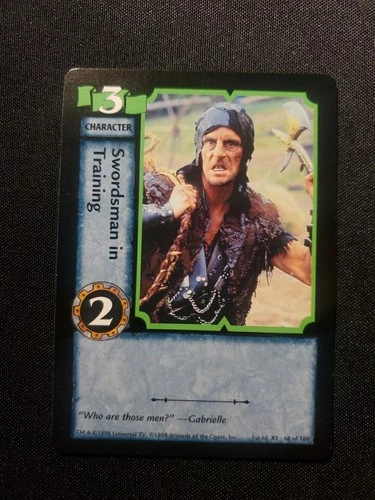 Xena TCG Swordsman In Training 1st Edition 68 Of 180 NM CCG Warrior Princess **